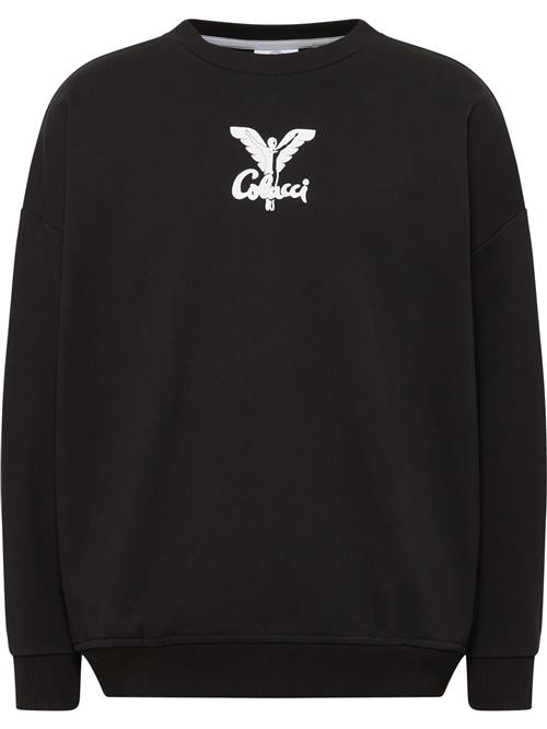 Carlo Colucci Sweatshirt 'Di Quirico'  sort / hvid
