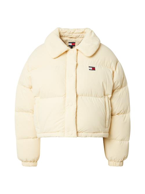 Tommy Jeans Vinterjakke  pastelgul