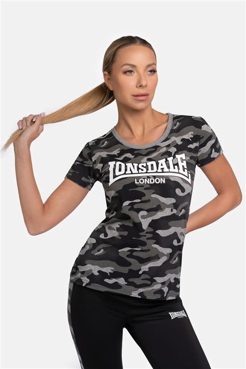 LONSDALE Shirts 'Settiscarth'  grå / grøn / sort / hvid