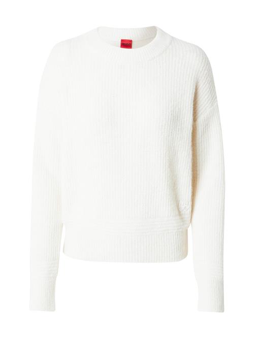 HUGO Pullover 'Scevanu'  naturhvid