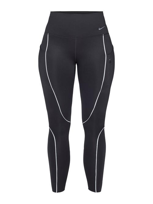 NIKE Sportsbukser 'Go'  sort / sølv