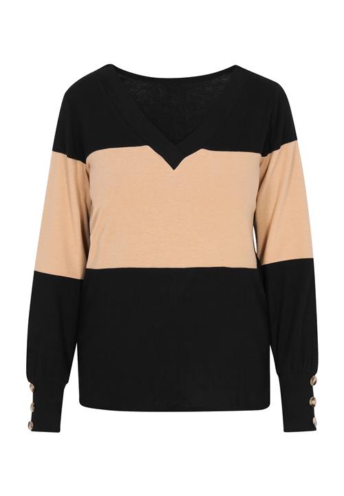 SANIKA Shirts  beige / sort