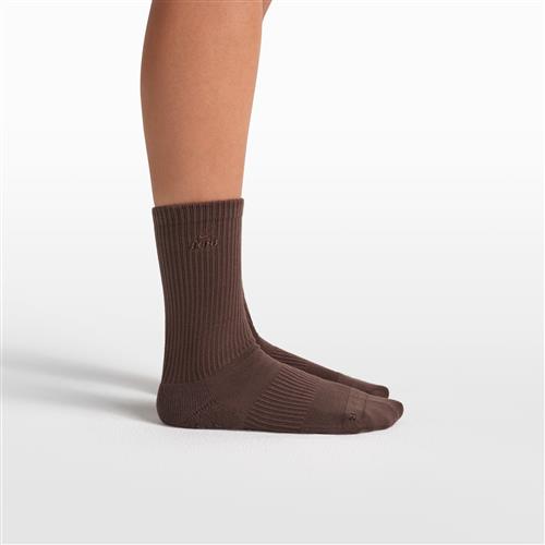 NikeSKIMS Pilates-crewstrømper til kvinder (1 par) - brun