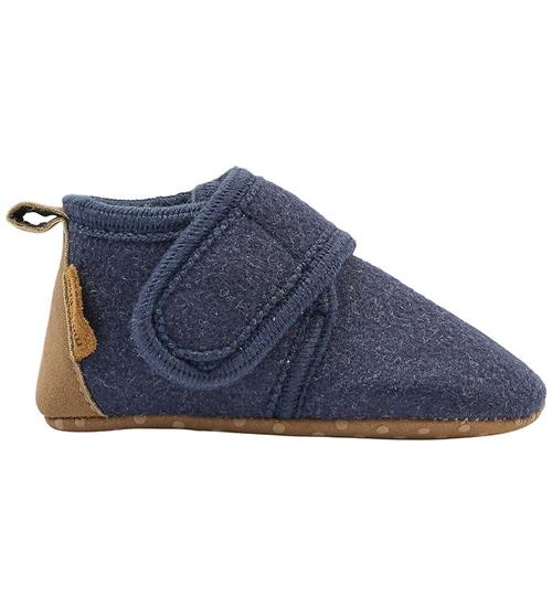 Mikk-Line Hjemmesko - Prewalker Felt - Blue Melange