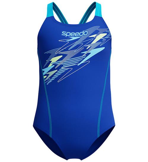 Speedo Badedragt - Medley Logo Medalist - Deep Sapphire/Mayan Bl