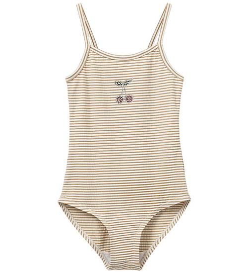 Sofie Schnoor Badedragt - PollyKB - Warm Stone Stripe