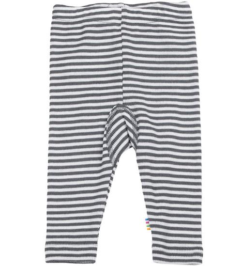 Joha Leggins - Rib - Uld/Silke - Mørkegrå