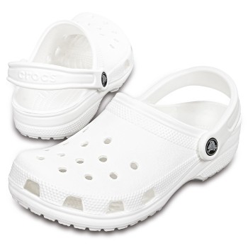 Crocs Classic Unisex Hvid US M3/W5 (EU 34-35)
