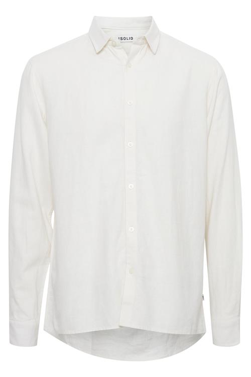 !Solid Skjorte 'Enea'  hvid