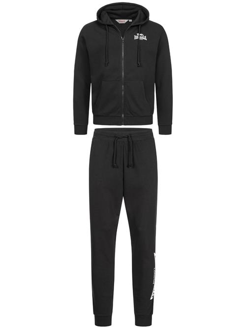 LONSDALE Joggingdragt 'Lhanbryde'  sort / hvid