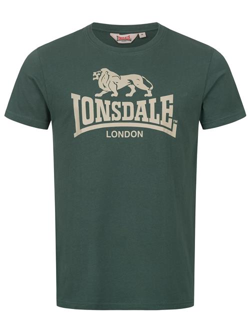 LONSDALE Bluser & t-shirts 'St. Erney'  creme / mørkegrøn