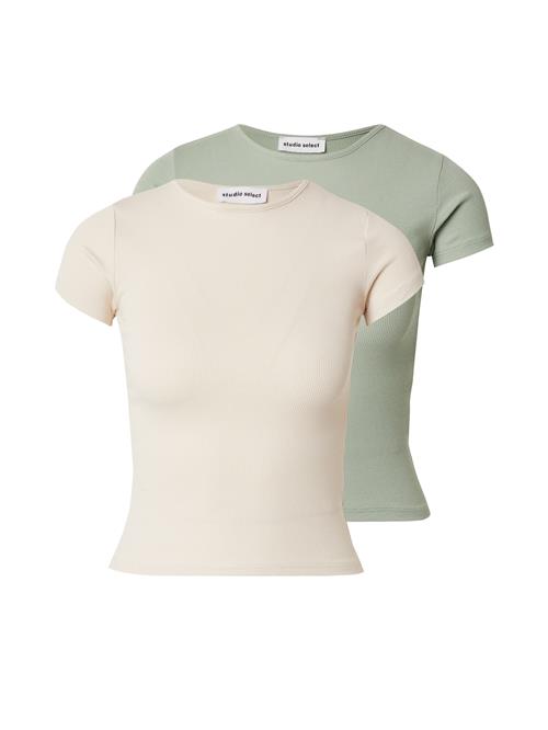 studioselect Shirts 'Valeska'  sand / pastelgrøn