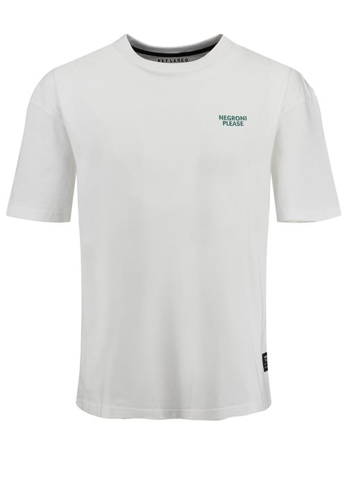 Key Largo Bluser & t-shirts 'Negroni'  smaragd / orange / rød / hvid