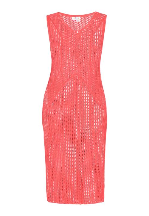 IZIA Strikkjole  koral