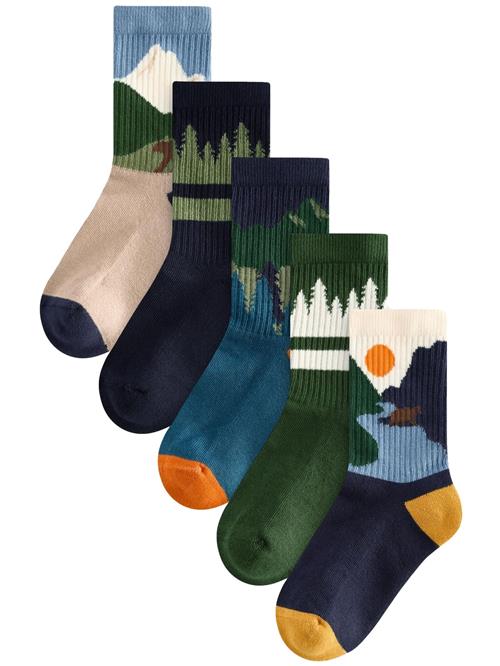 Next Sokker  lyseblå / mørkeblå / gul / grøn