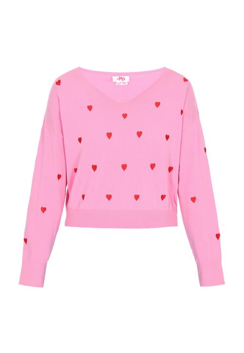 MYMO Pullover 'Comfy'  lyserød / rød