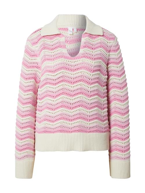 YAS Pullover 'YASCalmi'  eosin / lys pink / naturhvid