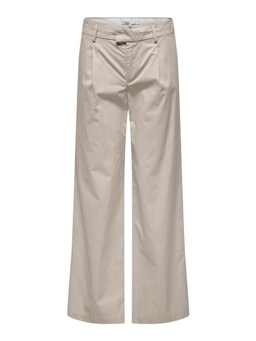 ONLY Lærredsbukser 'ONLCARRIE'  greige