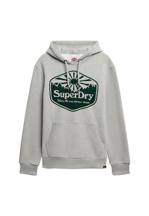 Superdry & Co Sweatshirt 'Sun'  grå-meleret / gran