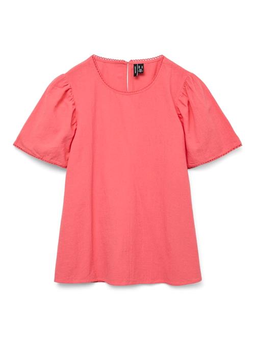 VERO MODA Bluse 'VMPretty'  hindbær