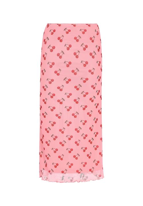 MYMO Nederdel 'Spring Summer'  grøn / lyserød / rød