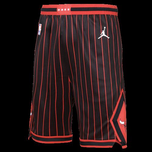 Chicago Bulls Statement Edition Nike NBA Swingman-shorts til større børn - sort