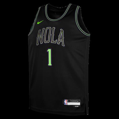 Victor Wembanyama San Antonio Spurs City Edition Nike NBA Swingman-trøje til større børn - sort