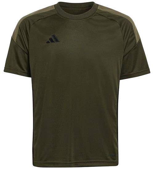 adidas Performance T-shirt - TIRO ES JSY Y - NGTCAR/OLISTR/BLACK