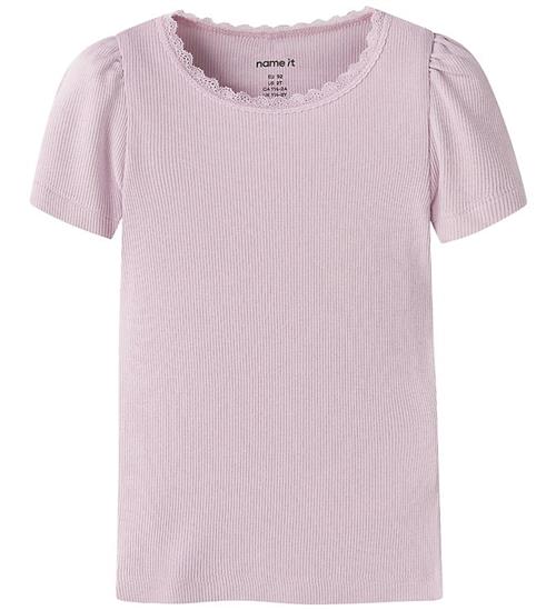 Name It T-shirt - Rib - Noos - NmfKab - Fragrant Lilac