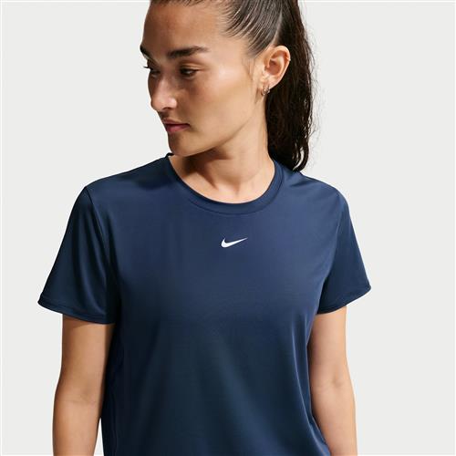 Kortærmet Nike One Classic Dri-FIT-trøje til kvinder - blå