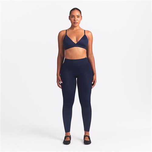 NikeSKIMS Shine Bonded-leggings med høj talje (66 cm) til kvinder - blå