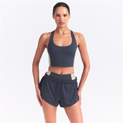 NikeSKIMS Matte Shine Mix-bh med T-ryg til kvinder - blå