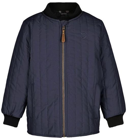 Mikk-Line Termojakke - Duvet - Coated - Blue Nights