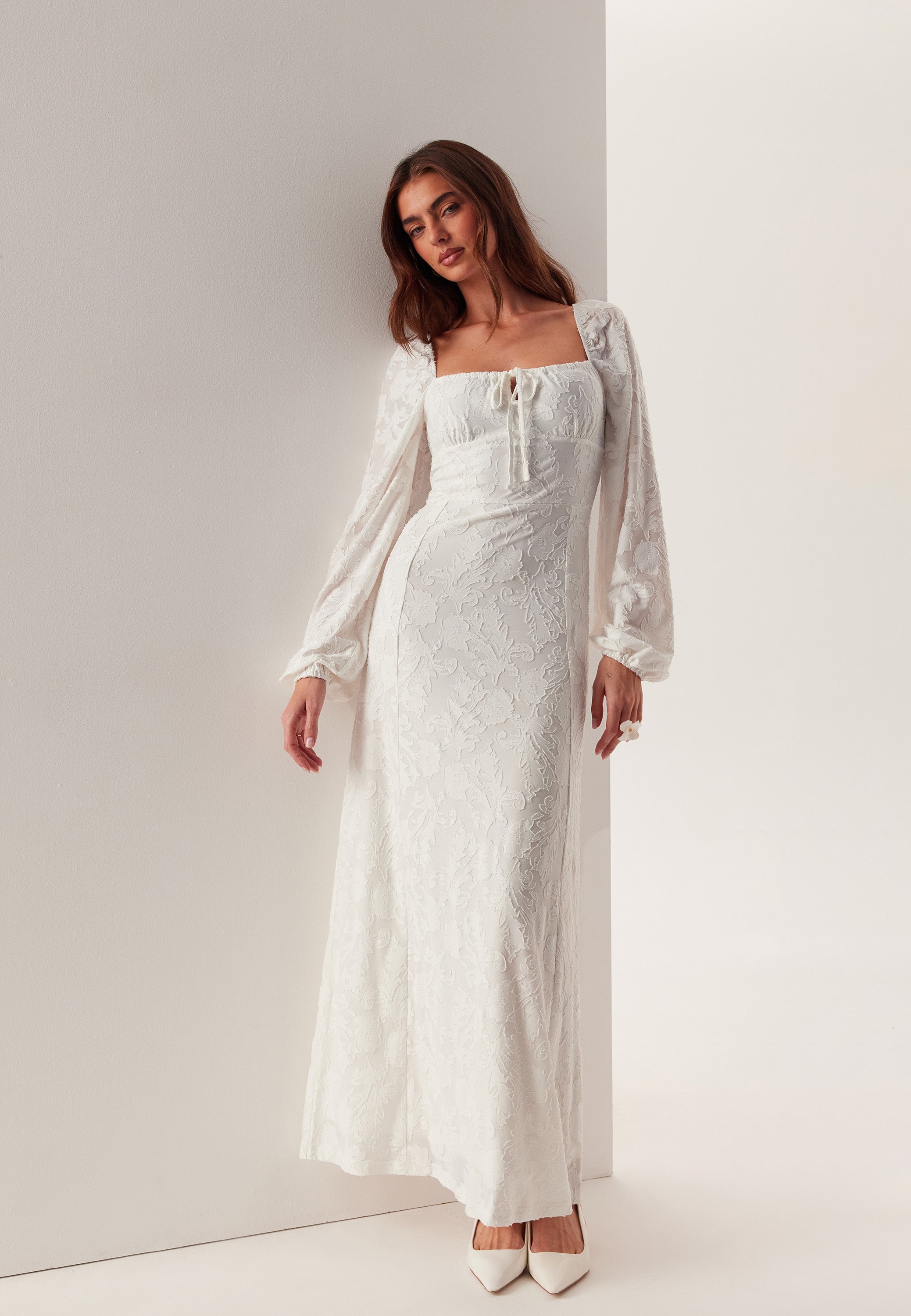 BUBBLEROOM Floral Structure Dress