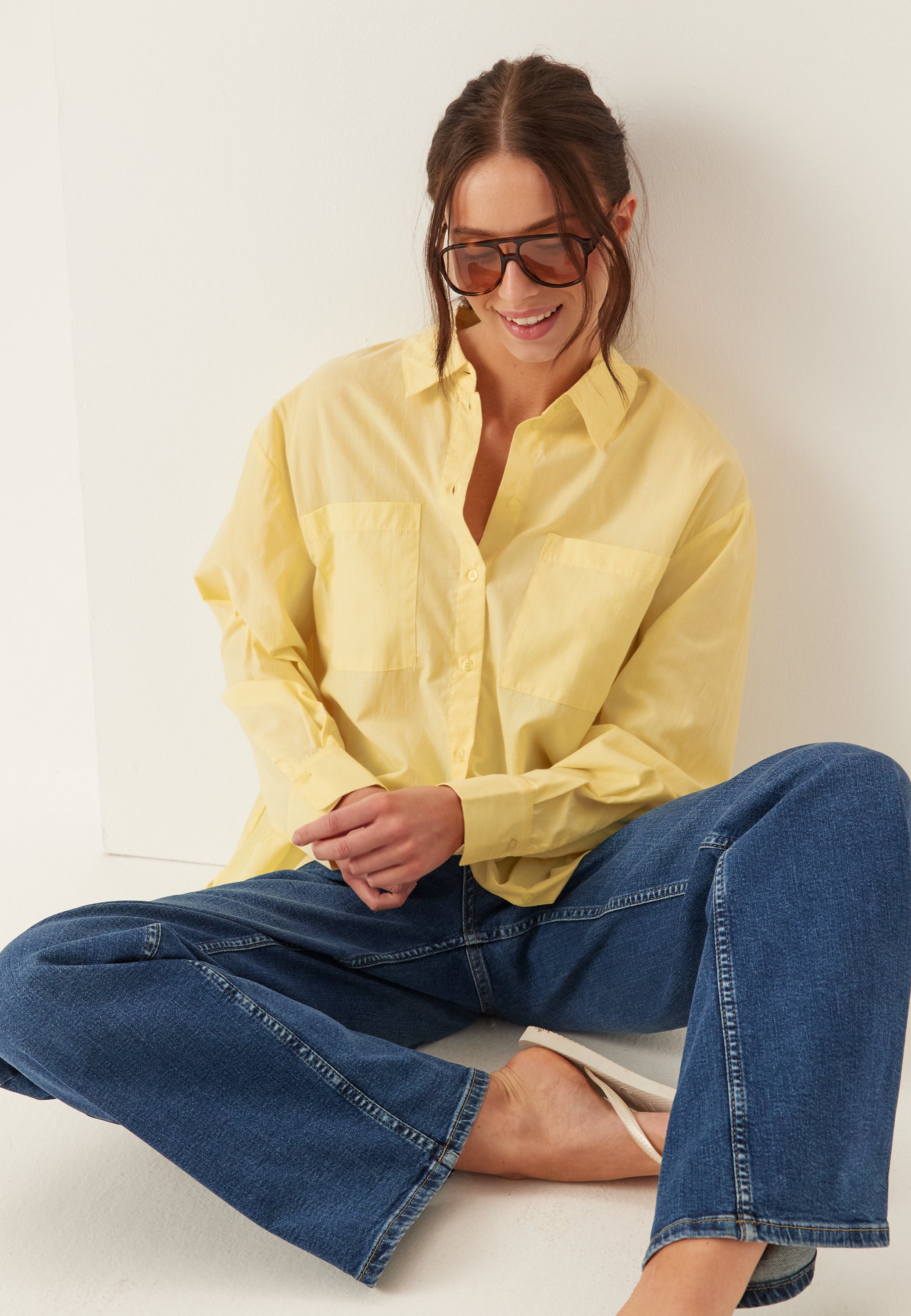 Pieces Pcmelia Ls Loose Shirt