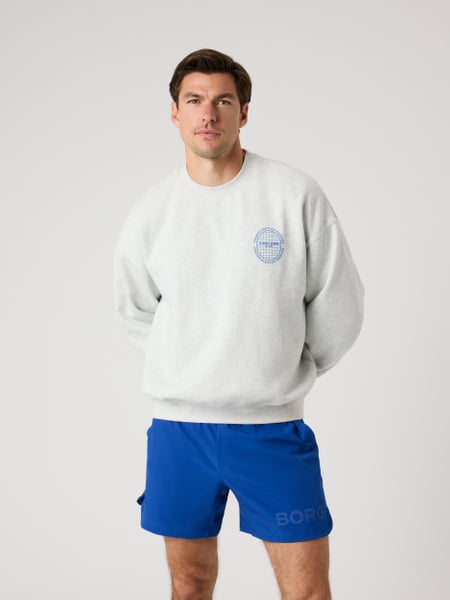 Björn Borg Ace Oversized Sweatshirt Grå, XL