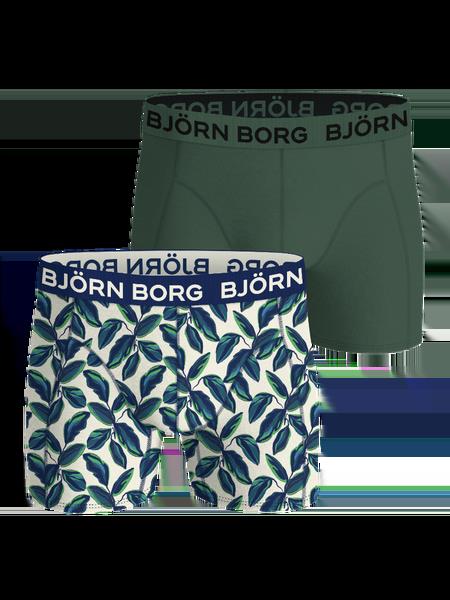Björn Borg Bamboo Cotton Blend Boxers 2-pack Grøn, XS