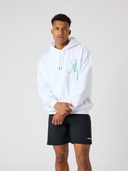 Björn Borg Borg Oversized Hoodie Hvid, M