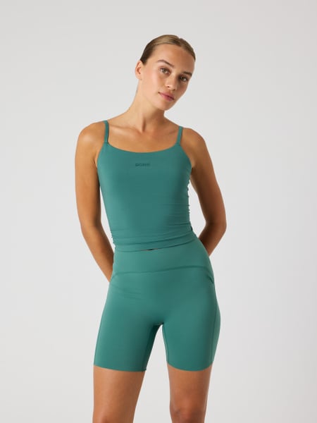 Björn Borg Studio Soft Cropped Tank Top Grøn, XXL