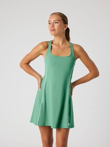 Björn Borg Ace Scooped Racerback Dress Grøn, S
