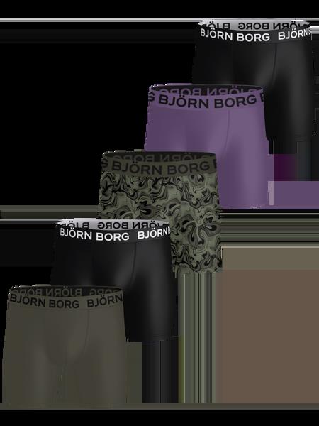 Björn Borg Sports Microfiber Boxers 5-pack Sort, XL