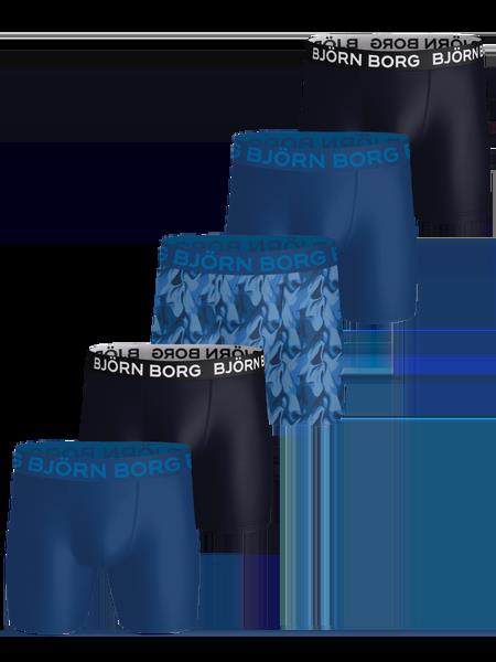 Björn Borg Sports Microfiber Boxers 5-pack Blå, XL