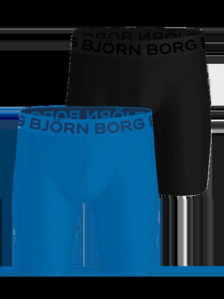 Björn Borg Sports Lightweight Long Leg Boxers 2-pack Sort, L