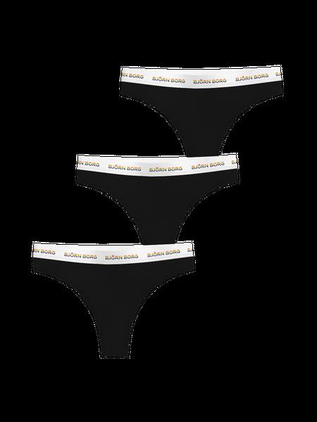 Björn Borg Logo Thongs 3-pack, XXL