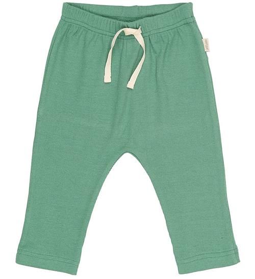 Petit Piao Bukser - Rib - PPStone - Frosty Spruce