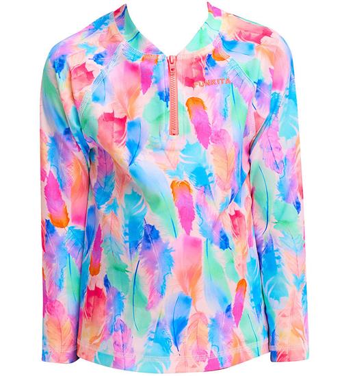 Funkita Badebluse - Zippy Rash Vest - Tickle Pink