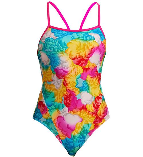 Funkita Badedragt - Single Strap - Cloudy Colours