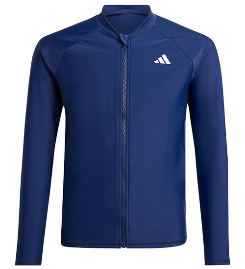 adidas Performance Badebluse - Rashgd LS - Dkblue/Selubl