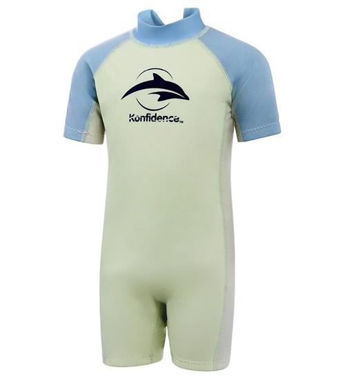 Konfidence Badeheldragt - Blå/Grøn/Grå