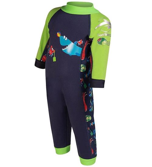 Konfidence Badeheldragt - Navy/Lime Fergal